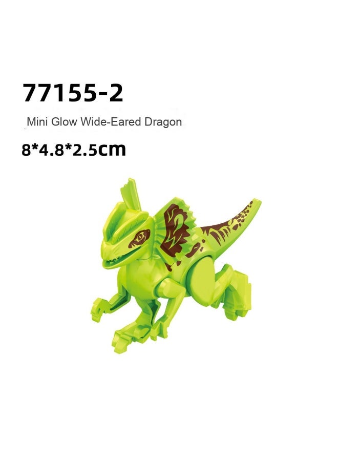 NIBEMINENT Jurassic Dinosaur Luminous Mini Assembly Toy