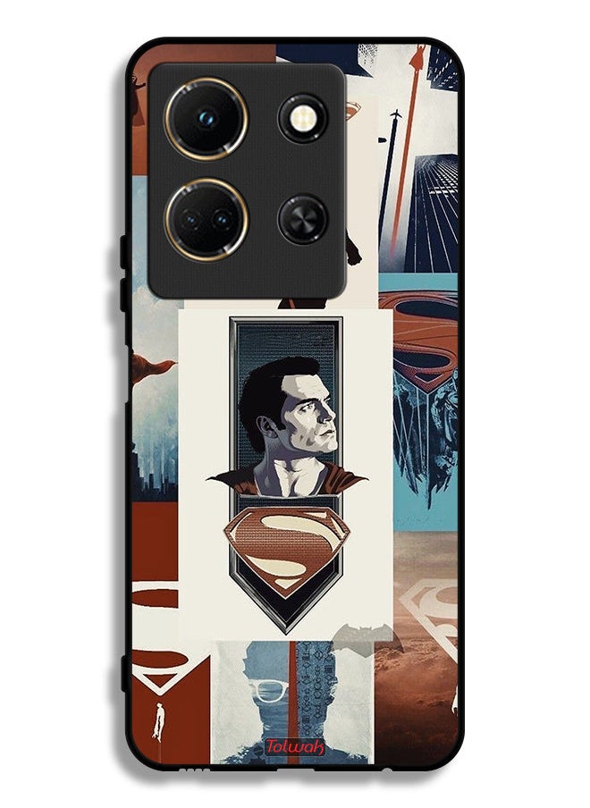 Tolwak - Infinix Note 30 Protective Case Cover Superman Art - Image 1