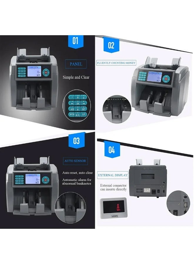 money counting, sorting, and detection machine equipped with advanced counterfeit detection technology - Image 3