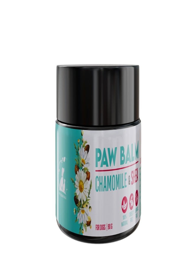 Pet Essentials Chamomile & Shea Paw Balm 90g | Paw Moisturizer for Dogs | Soothes Dry & Cracked Paws | 100% Natural & Ayurvedic | Chemical-Free & Cruelty-Free | Shea Butter & Vitamin E - Image 1