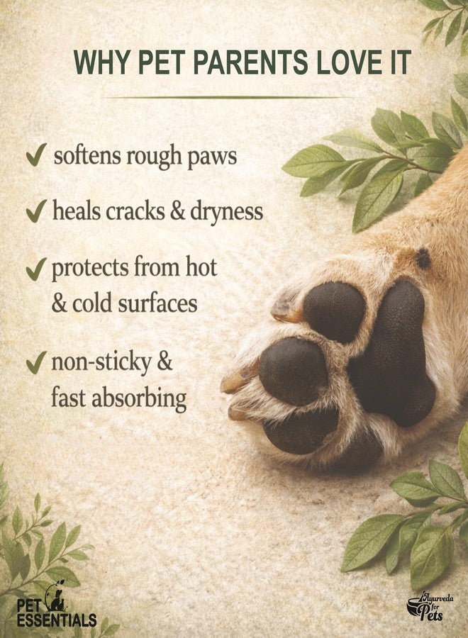 Pet Essentials Chamomile & Shea Paw Balm 90g | Paw Moisturizer for Dogs | Soothes Dry & Cracked Paws | 100% Natural & Ayurvedic | Chemical-Free & Cruelty-Free | Shea Butter & Vitamin E - Image 4