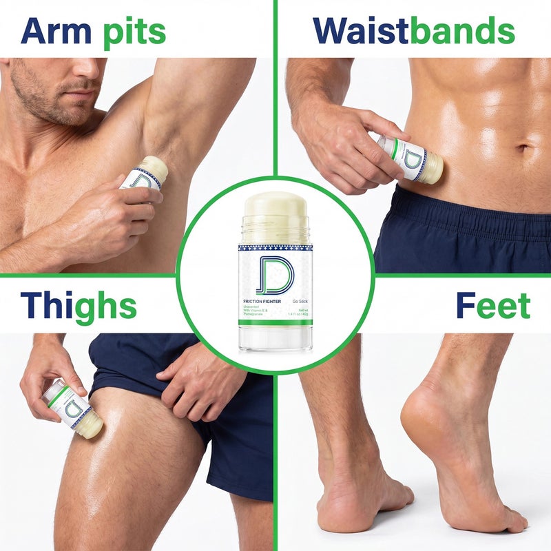 Danliss Unscented Anti-friction Lubricating Solid Stick 40g Vitamin E Pomegranate Repairing Anti-friction Body Cream Stick - Image 4