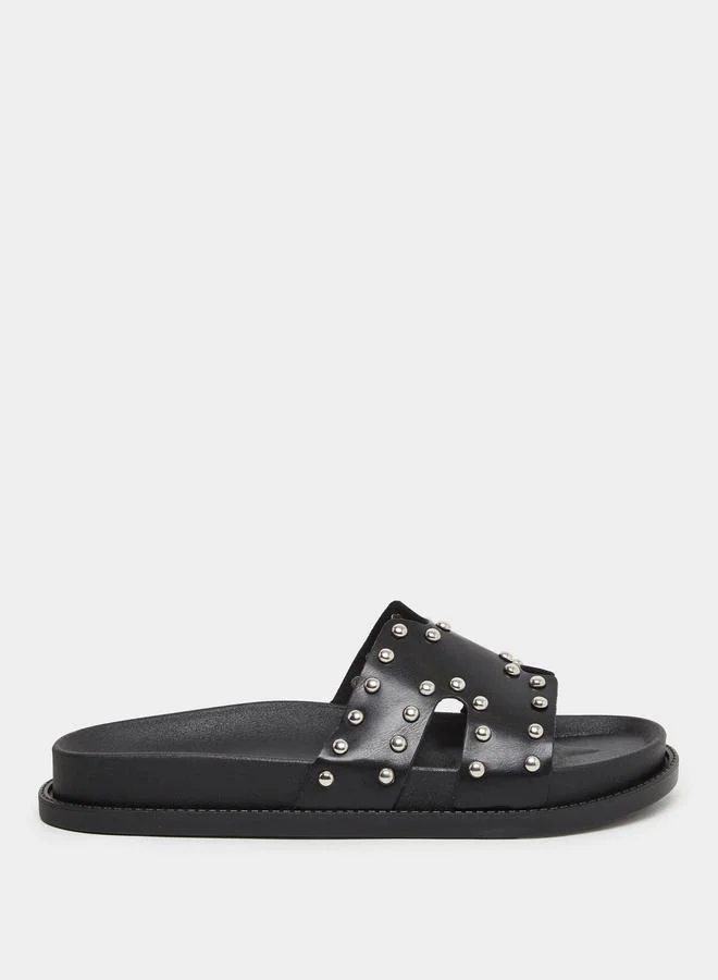 Styli Styli Studded Vamp Open Toe Sandals