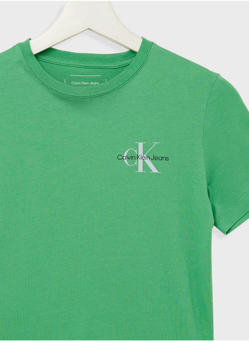 كالفن كلاين جينز Youth Graphic Logo T-Shirt