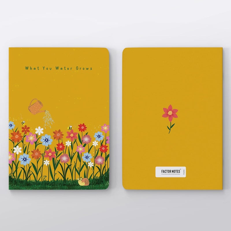 FACTOR NOTES دفتر A5: مخطط | 90 جرام | 160 صفحة (ما ترويه المياه) - Image 5