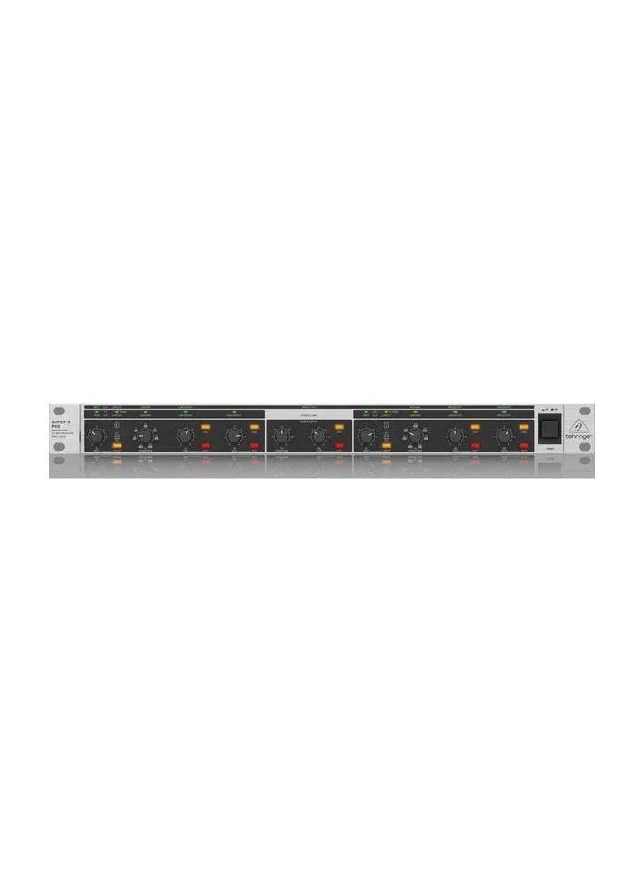 behringer - Behringer High-Precision Stereo 2-Way/Mono 3-Way Crossover with Subwoofer Output - Image 1