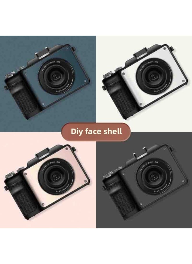 Generic 4K HD Camera Student Beginner WIFI Micro Single Digital Camera Travel Photo Video Retro DV-Body Color:Microphone  - Image 5