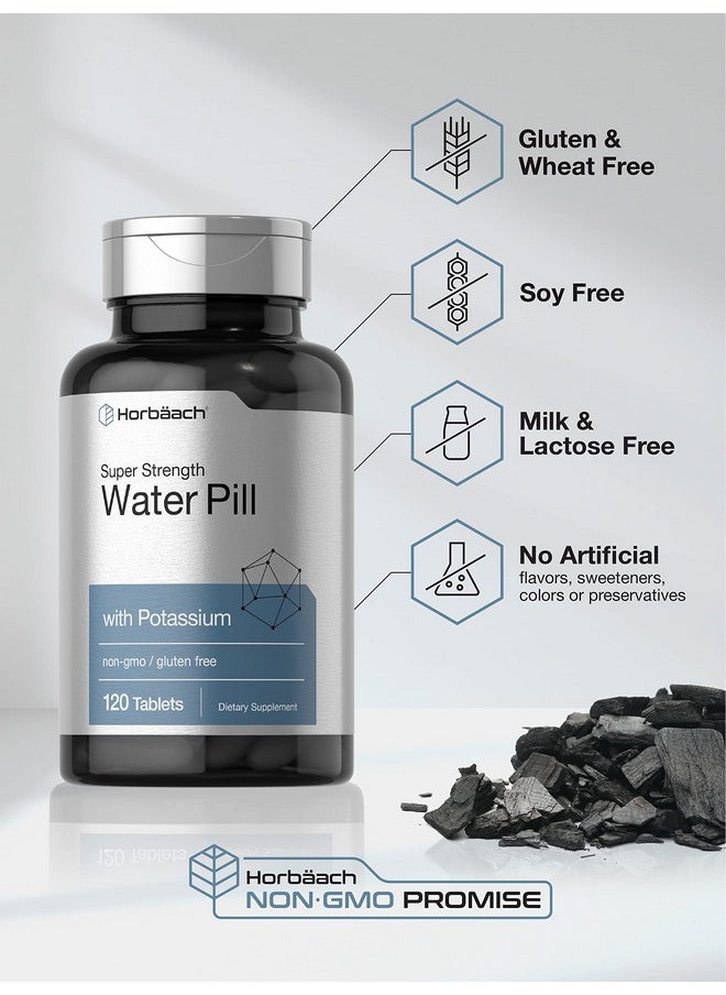Horbaach Horbäach Water Pills | Super Strength | 120 Tablets | Vegetarian, Non-GMO & Gluten Free Supplement  - Image 2