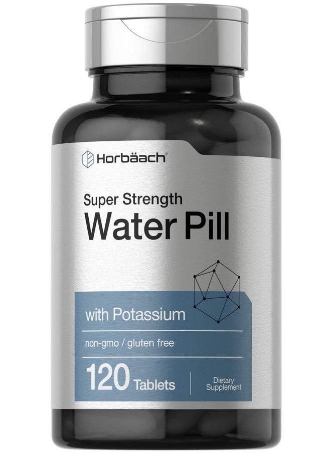 Horbaach Horbäach Water Pills | Super Strength | 120 Tablets | Vegetarian, Non-GMO & Gluten Free Supplement  - Image 1