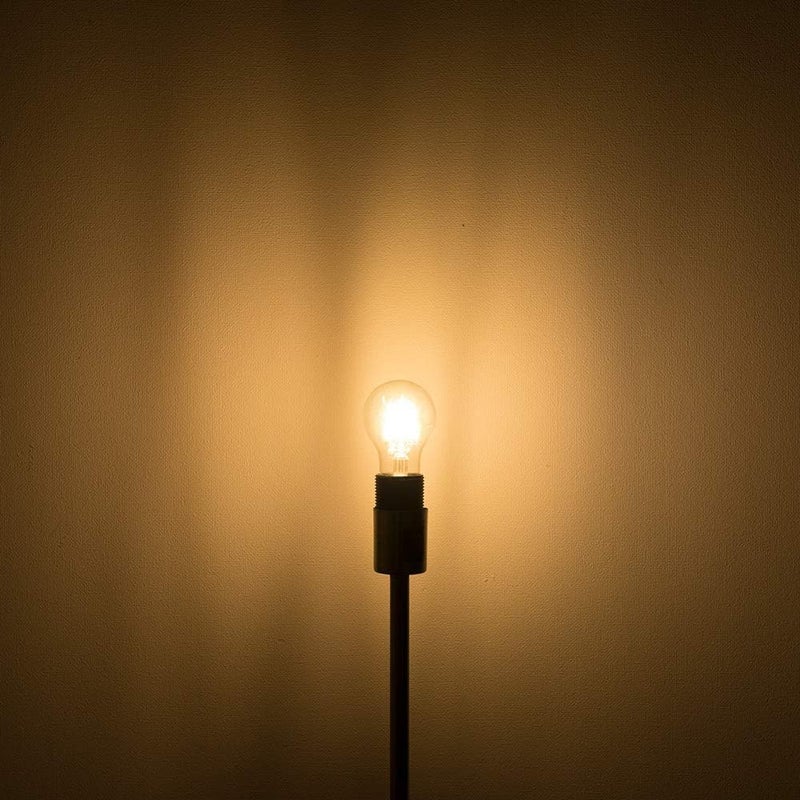 مصباح LED E27 A60 4W أبيض دافئ 2700K تصميم خيوط عتيق - عبوة من 10 - Image 2