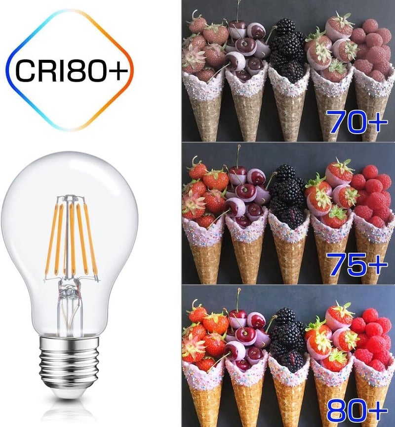 مصباح LED E27 A60 4W أبيض دافئ 2700K تصميم خيوط عتيق - عبوة من 10 - Image 5