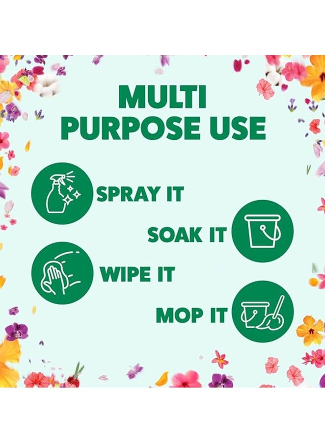 زوفلورا منظف ومطهر للأرضيات برائحة الوردة الساحرة 1.8لتر - Image 2