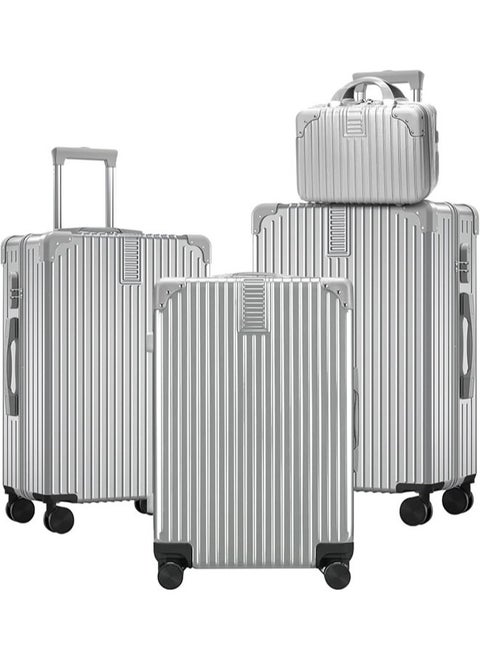 Luggage Sets, Expandable Hardshell Luggage, 4-piece (14/20/24/28)" Suitcase Sets, with Universal Wheels,ABS+PC Harshell Spinner Luggage with TSA Lock