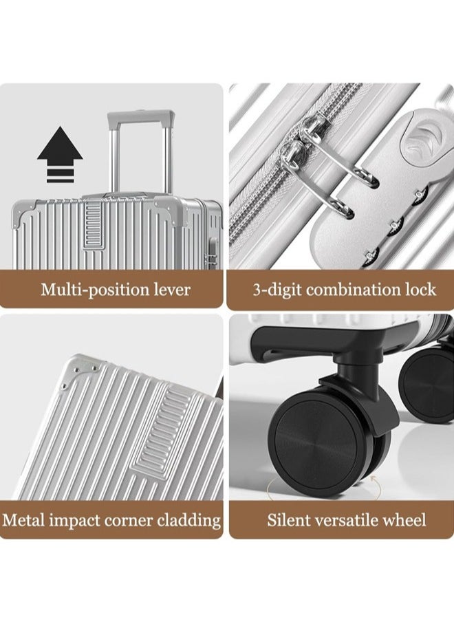 Denzoz - Luggage Sets, Expandable Hardshell Luggage, 4-piece (14/20/24/28)" Suitcase Sets, with Universal Wheels,ABS+PC Harshell Spinner Luggage with TSA Lock - Image 1