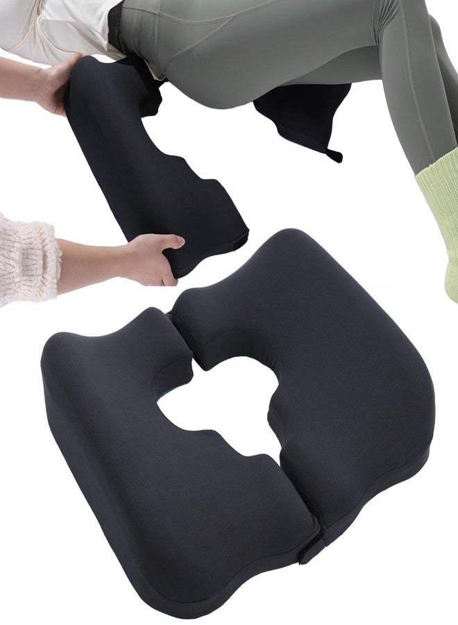galactruly Donut Pillow for Bed Sores, Bed Sore Cushions for Butt, Bedsore Pressure Relief Pillow, Wheelchair Seat Cushion, T Shaped Opening Tailbone Pillow - Image 1