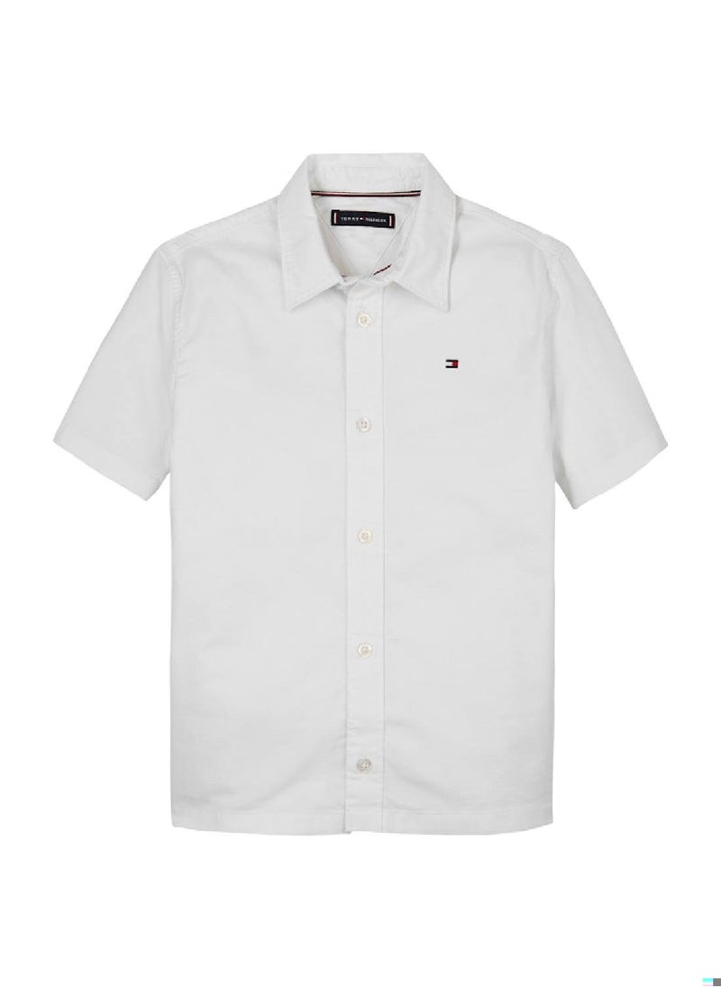 TOMMY HILFIGER Stretch Oxford Short Sleeve Shirt  - Image 2