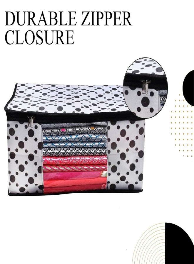 Shaping Fabric Garment Cover Non-Woven 90 GSM with Transparent Window & Double Metal Zipper - Pack of 1 | Dustproof Clothes Storage Bag for Sarees, Suits, Jackets, Shirts SCXLRL1582493517524148523966 - Image 5