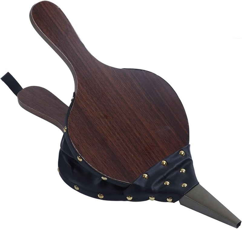 Leather Fireplace Bellow Manual Fire Starter Tool for Outdoor Campfire Barbecue Indoor Fireplace - Image 1