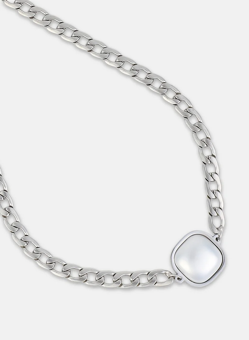 سوهي Women's The Perla-Flat Chain Necklace