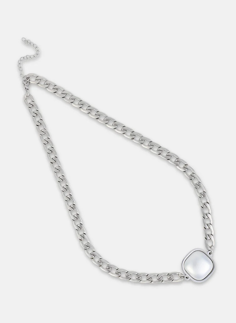سوهي Women's The Perla-Flat Chain Necklace