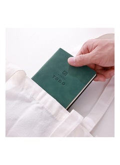 KASTWAVE To Do List Notebook, 2 Pcs 196 Pages Soft Leather Pocket To Do List Notepad Checklist for Daily Plans School Supplies for High School Students Study Schedule Notebook, Dark Blue, Green  - Image 5