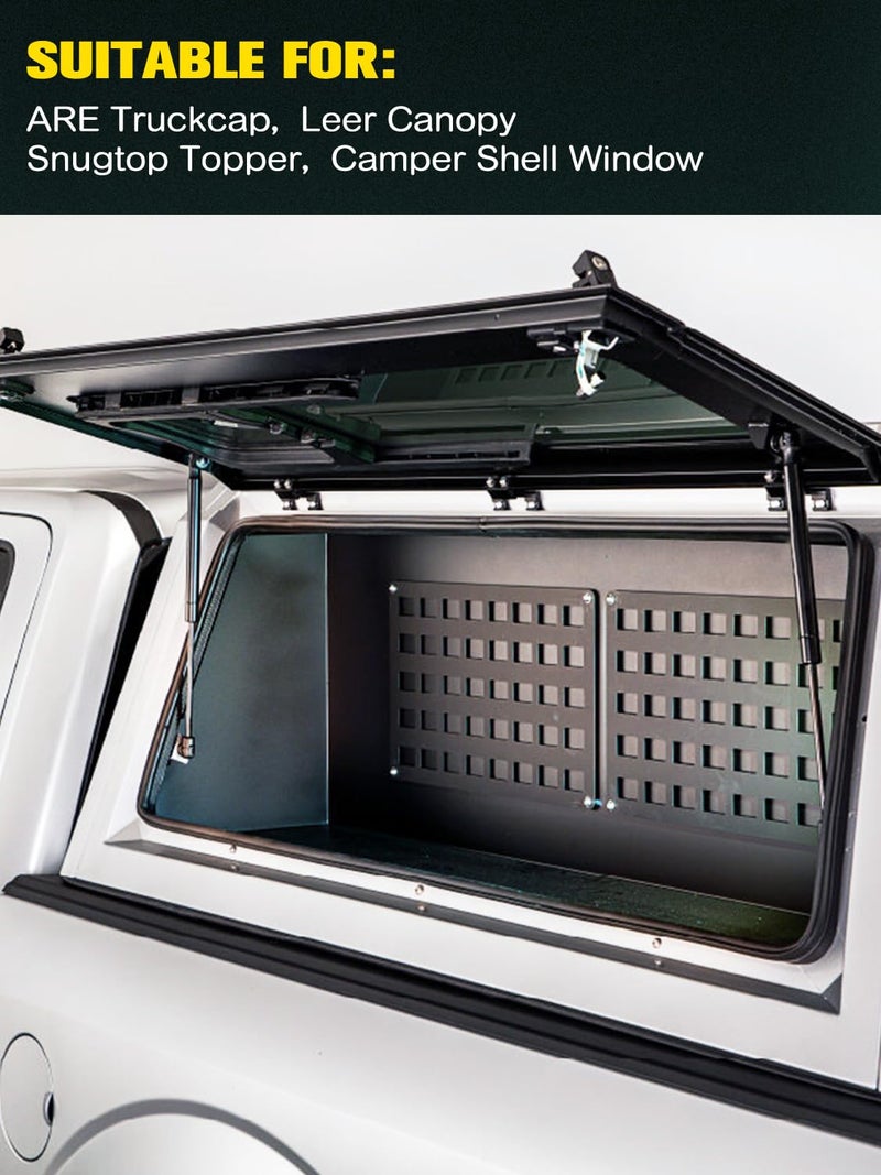 HelloAuto C16-22331 16 inch 45 lbs/200N Leer Truck Cap Struts, 15.7" Lift Support C16-33310 Gas Shocks for Leer are ATC Camper Shell Topper Rear Window Truck Canopy Cover, Pack of 2 - Image 4