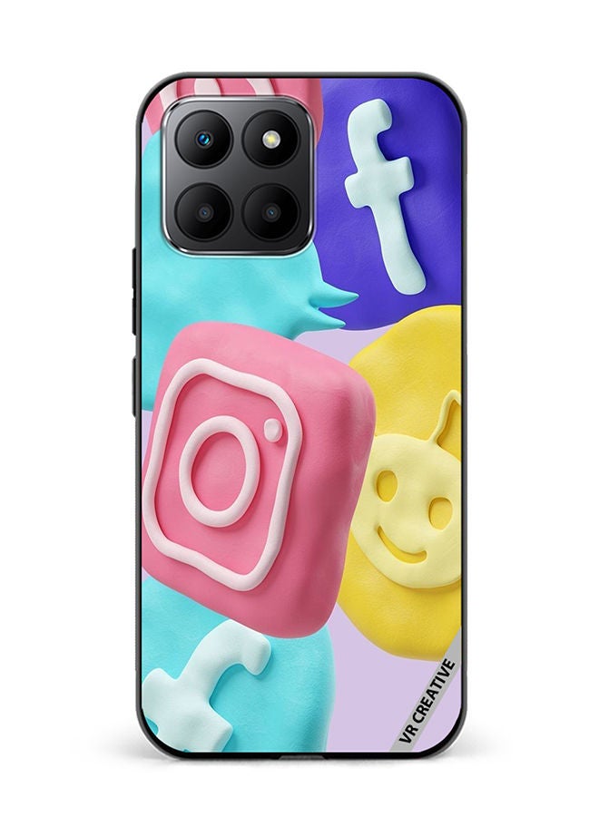 VR CREATIVE Protective Case Cover For Honor 70 Lite Icon Design Multicolour - Image 1