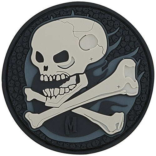 Maxpedition Gear Skull Patch, Swat, 2.5 x 2.5-Inch - Image 1