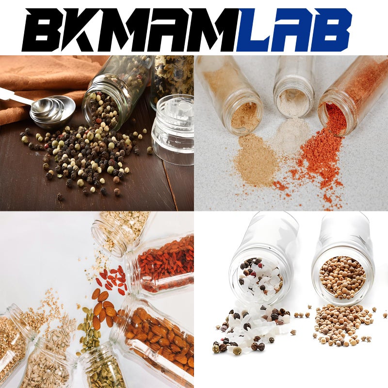 BKMAMLAB 50ml Glass vials 30pcs,With aluminum screw cap30pcs Clear Glass Bottles - Image 4