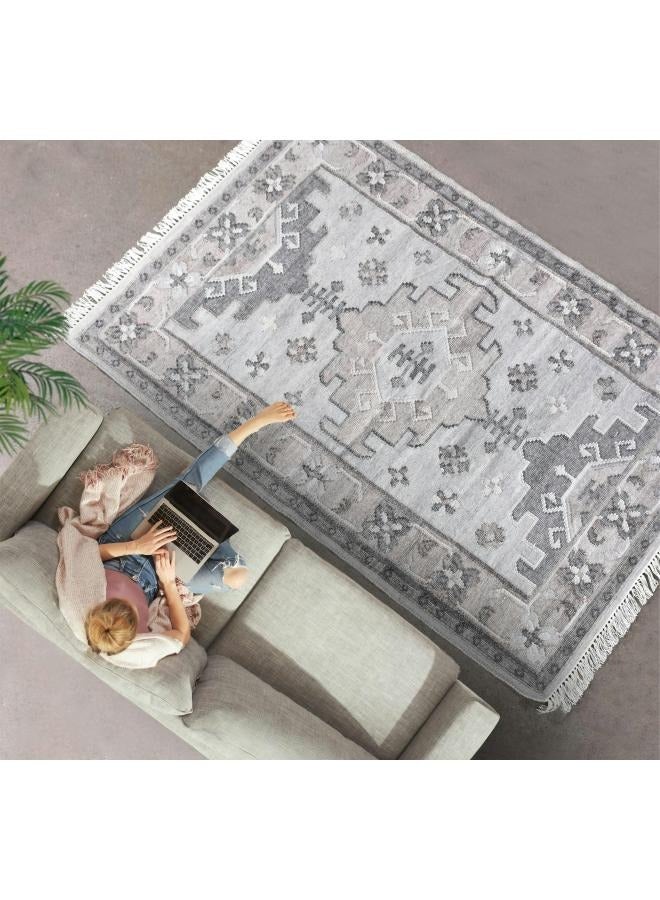 لوفت رايفورد،سجاد مستطيل،200X300 سم،قماش،رمادي داكن/رمادي،خيوط الحيوانات الأليفة