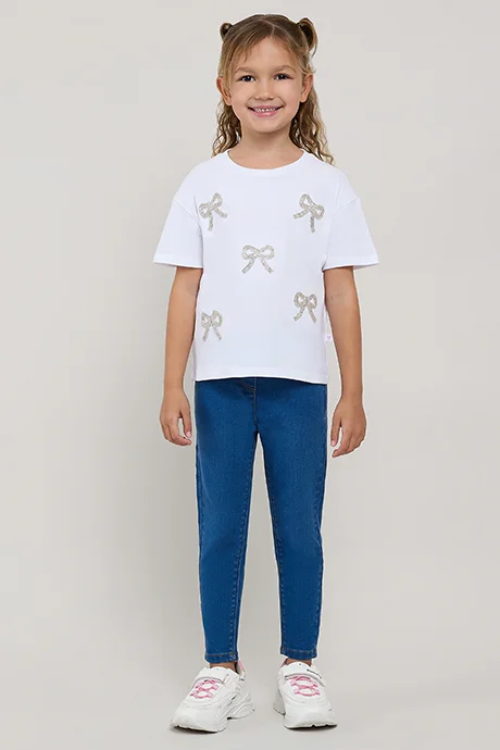 R&B Faded Jeggings with Elastic Waist
