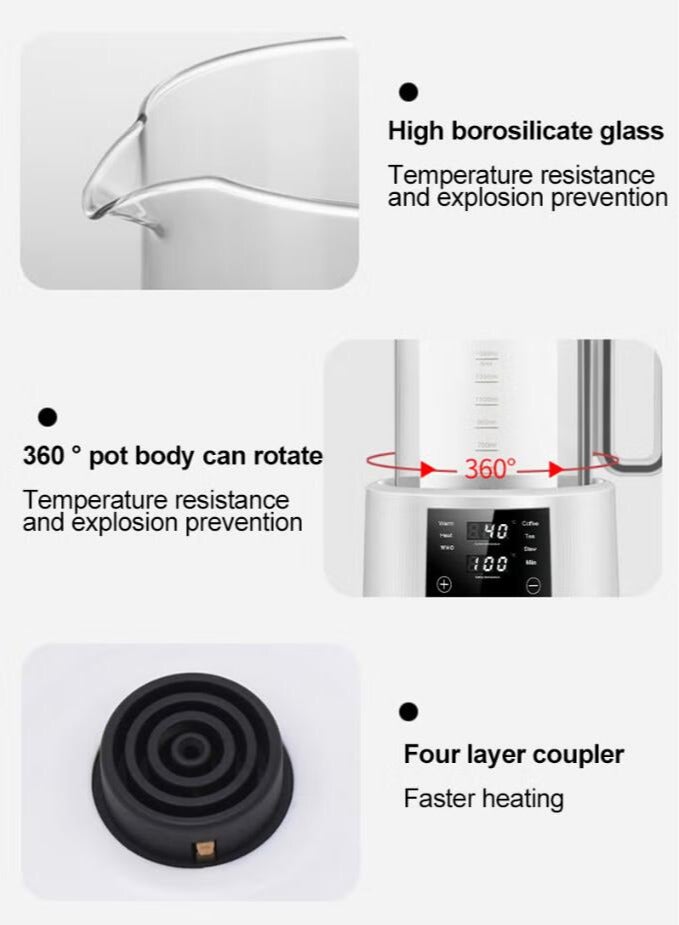 Thermostatic kettle household baby milk regulator baby intelligent insulation kettle boiler health pot large capacity hot milk regulator