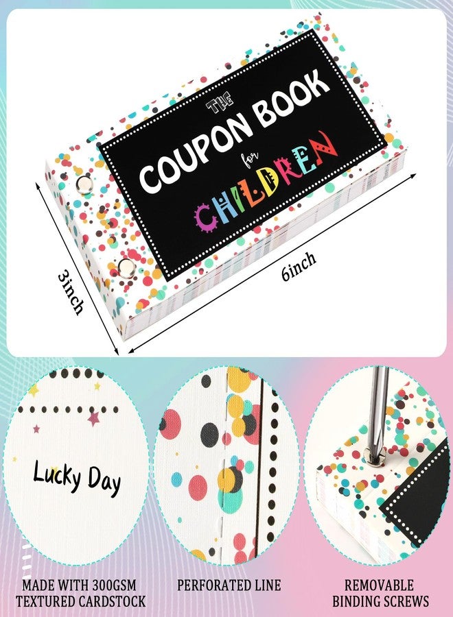 JULEASEL Coupon Book for Kids, 30 Blank Fillable Gift Vouchers for Boys and Girls, Blank Coupons to Fill In Your Own Gift Ideas, 300gsm - Image 5