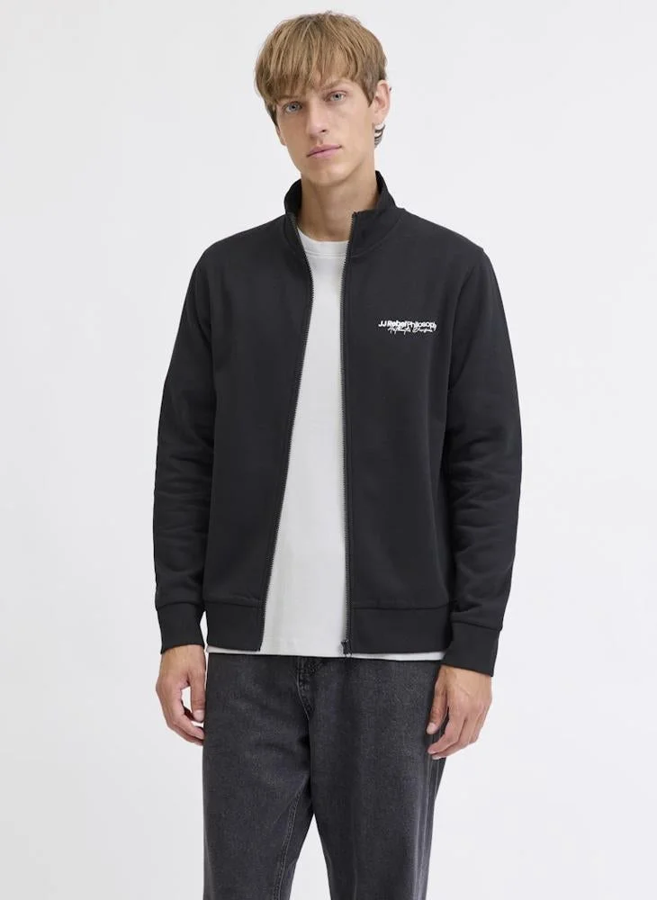 JJ Rebel Full Zip High Neck Sweatshirt