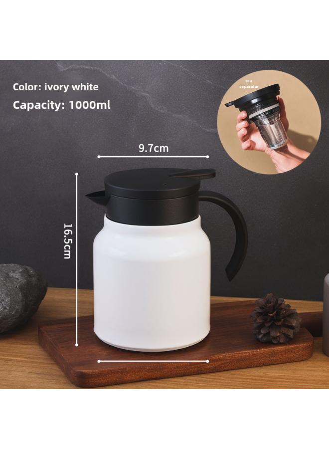 3 6 Stainless Steel Stew Teapot Household Tea Special Display Temperature Small Capacity Tea Water Separation Office Heat Pot 