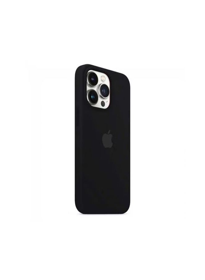 Silicone Protector Cover For Iphone 14 Pro Case 6.1 inch Black  - Image 2