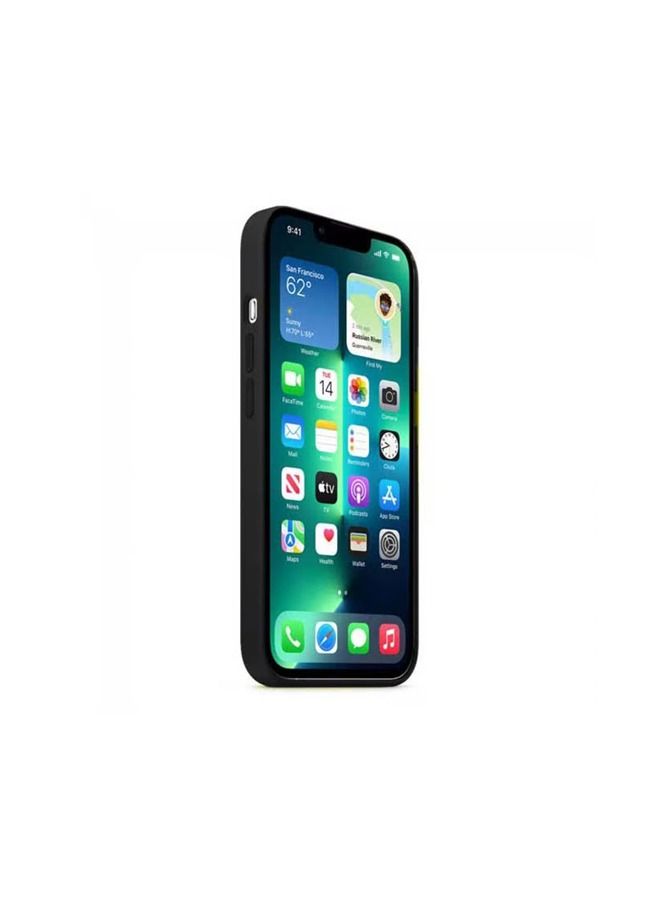 Silicone Protector Cover For Iphone 14 Pro Case 6.1 inch Black  - Image 3