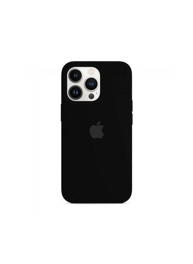 Silicone Protector Cover For Iphone 14 Pro Case 6.1 inch Black  - Image 1