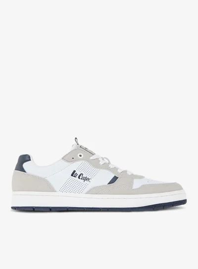 Lee Cooper Mens Colourblock Sneakers With Lace-Up Closure