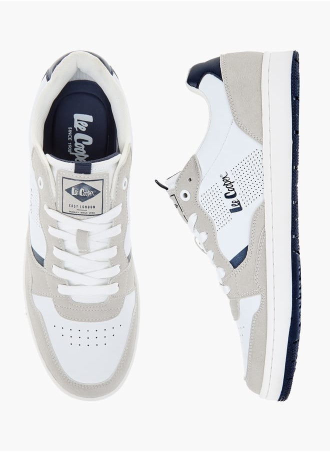 Lee Cooper Mens Colourblock Sneakers With Lace-Up Closure  - Image 2