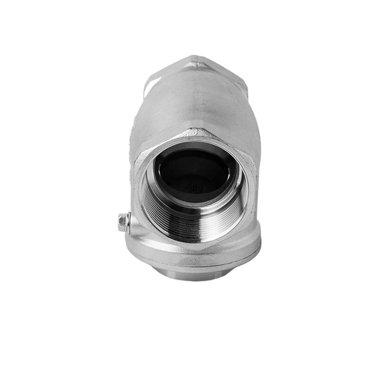 304 Stainless Steel Swing Check Valve DN25 Horizontal Threaded One Way Valve 201 Material Quality - Image 5
