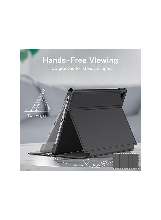 Jetech Case For Samsung Galaxy Tab S6 Lite 10.4-Inch 2022/2020 With S Pen Holder, Slim Folio Stand Protective Tablet Cover, Multi-Angle Viewing (Black) - Image 3