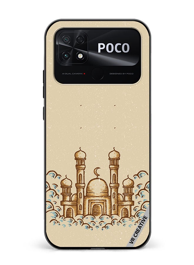VR CREATIVE Protective Case Cover For Xiaomi Poco C40 Mosque Design Multicolour - Image 1