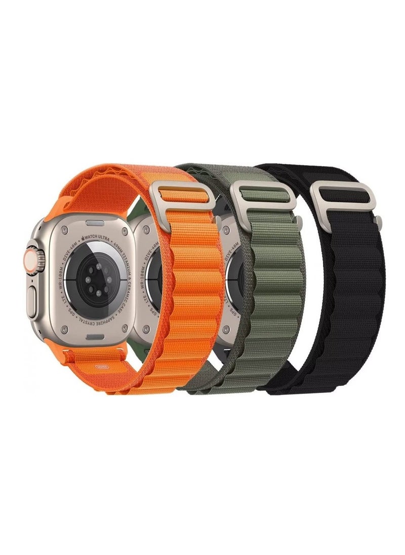 Generic - Replacement Band For Apple Watch 42-44-45mm - Olive - Image 1