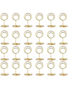 24 pcs Place Card Holder Memo Clip Photo Table Number Gold Holder, Stand, Paper Menu Stand - pzsku/Z0DE9922EA15B71867B41Z/45/_/1679804507/a3162bf5-3e6e-4217-9689-7f8dfa047dec