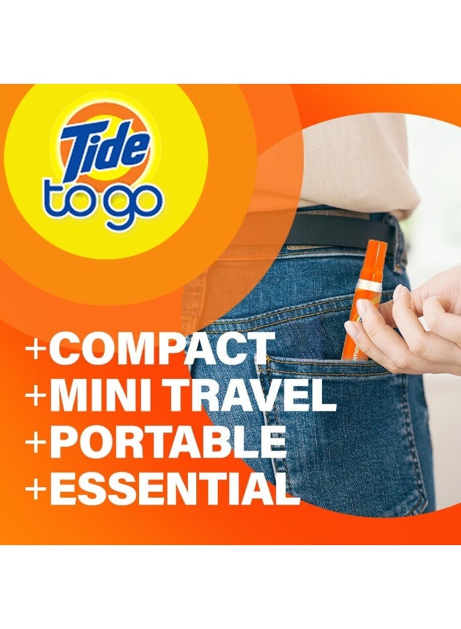 Tide Stain Remover for Clothes, Tide To Go Pen, Instant Stain & Spot Remover for Clothes, Travel & Pocket Size, 5 Count (Pack of 1) - Image 3