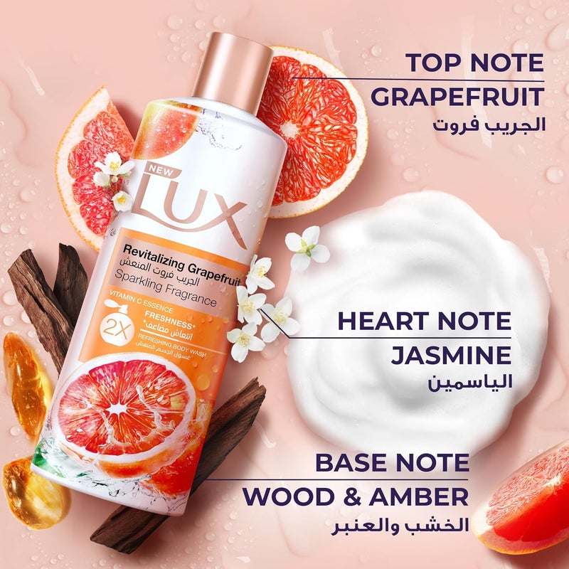 Lux Revitalizing Grapefruit Body Wash with Vitamin C Essence - Image 4