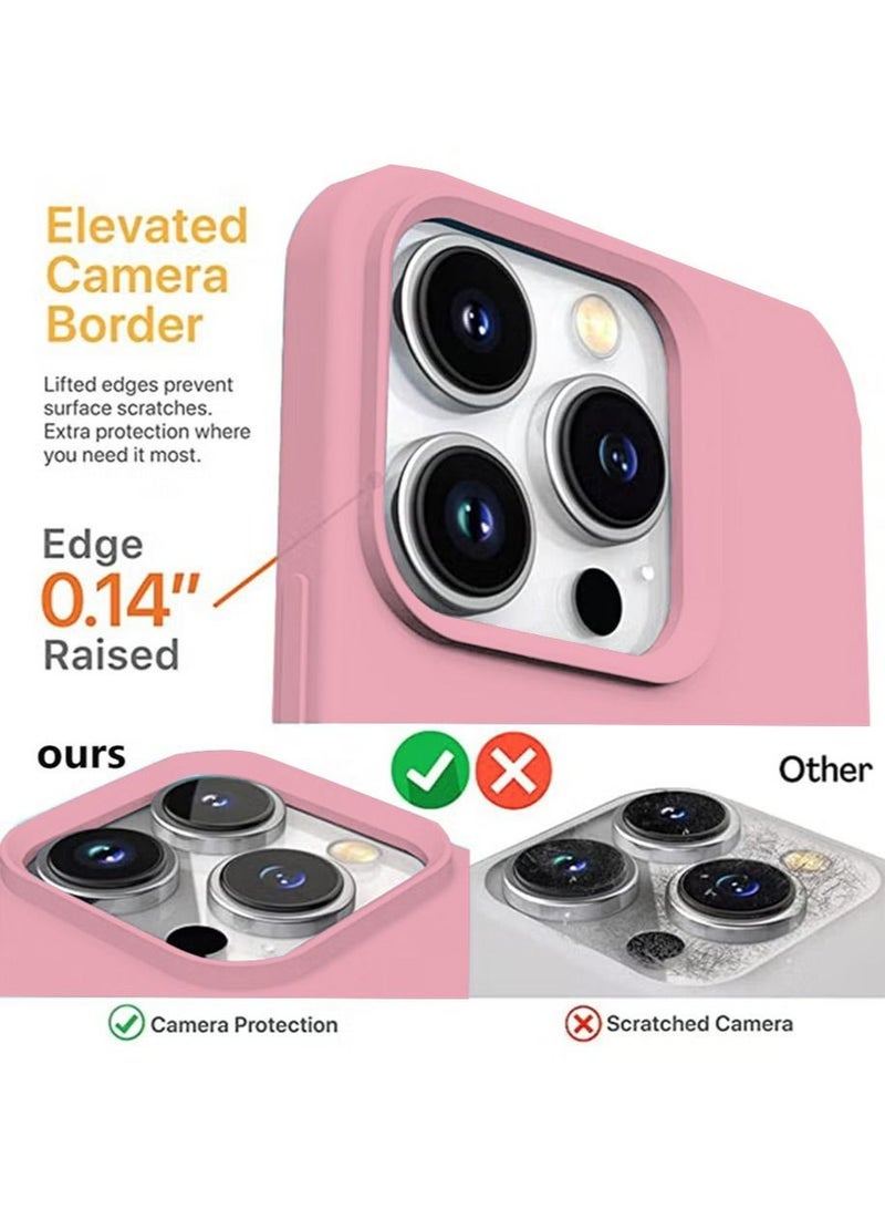 iPhone 14 Pro  Mobile Case Cover with Soft Liquid Silicone Protection Anti-Scratch Shockproof Accessories Slim Protective Back Cover with Comfortable Hold Touch Feeling and Anti-fingerprint - Image 2