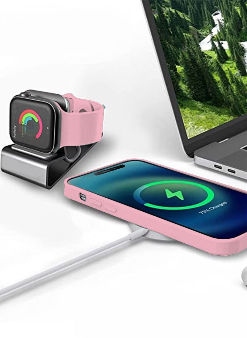 iPhone 14 Pro  Mobile Case Cover with Soft Liquid Silicone Protection Anti-Scratch Shockproof Accessories Slim Protective Back Cover with Comfortable Hold Touch Feeling and Anti-fingerprint - Image 4