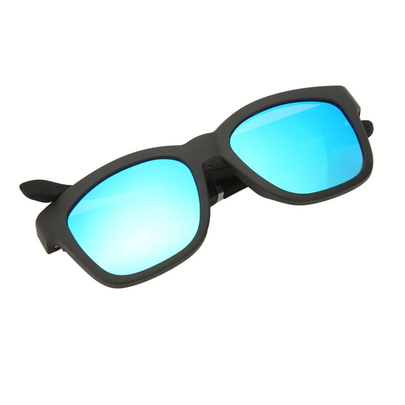 Smart Bluetooth Glasses Bone Conduction Noise Reduction Bluetooth 5.0 Wireless Sunglasses for Vacation Beach Driving Blue - Image 4